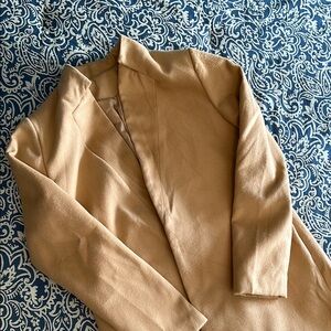 DONATED — Open Blazer - Camel, Women’s Small - classic, soft, stylish!
